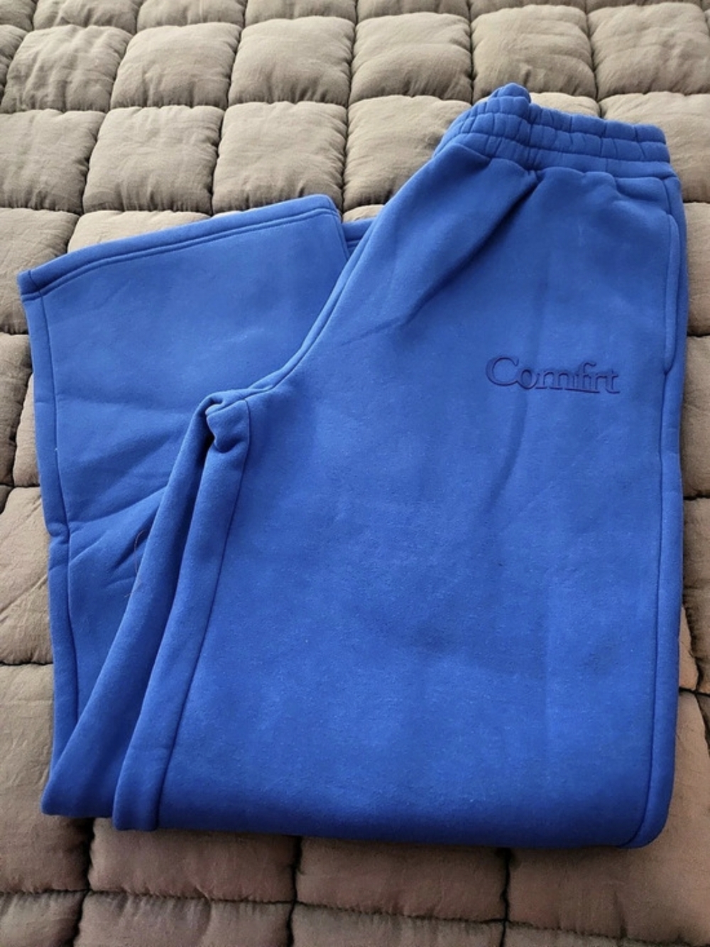 Comfrt  Cobalt Blue Jogger Pants Size Large New